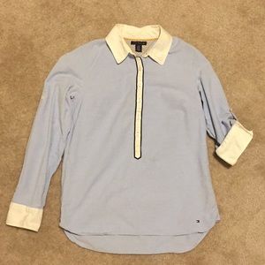 Tommy Hilfiger blue shirt